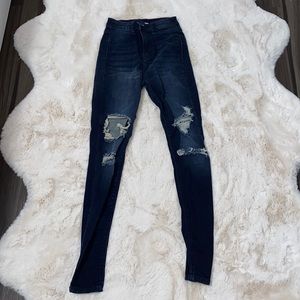 Fashion Nova dark wash jeans